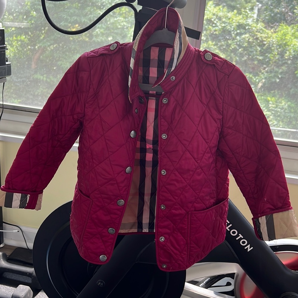 Little Girls Burberry Pea Coat